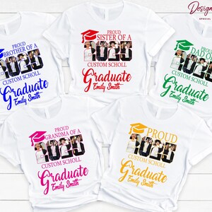 Personalized Graduation Family Shirts, Proud Family Shirts, Graduation 2025 Shirt, Senior 2025 Shirt, Graduation Gifts, College 2025, X5