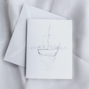 Island Note Cards - Blanko Grußkarten mit Umschlägen, Set mit 6 Cardstock Grußkarten