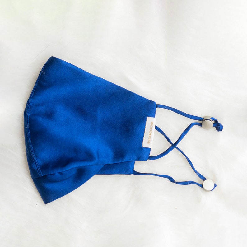 Best Mulberry Silk Face Mask With Nose Wire and Adjustable Ear Etsy