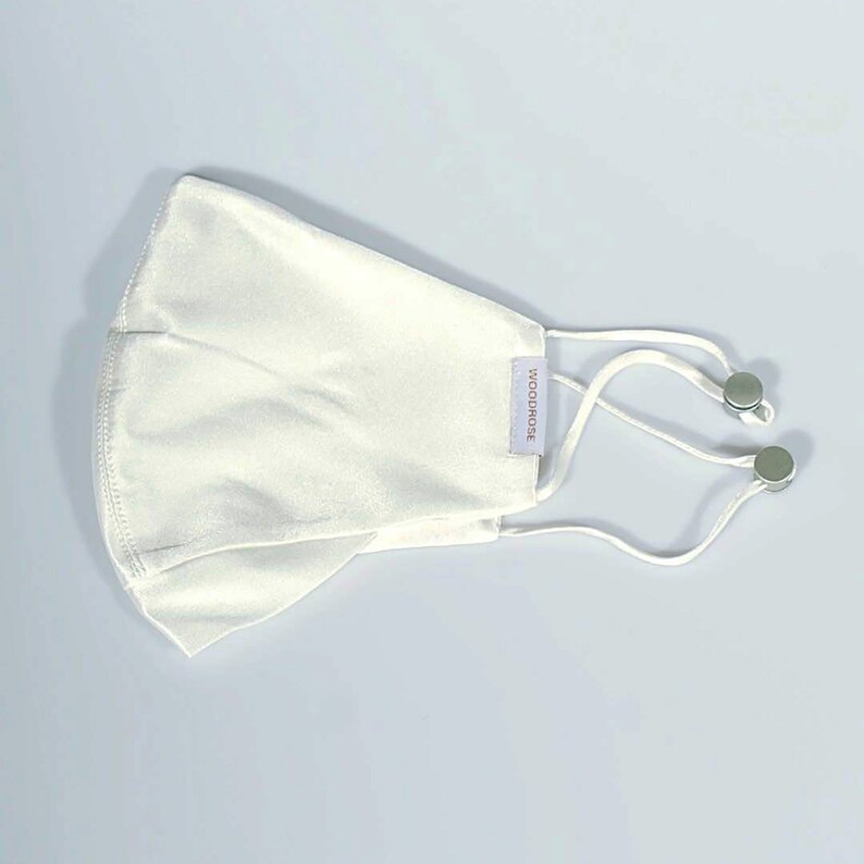 Best Mulberry Silk Face Mask With Nose Wire and Adjustable Ear Etsy