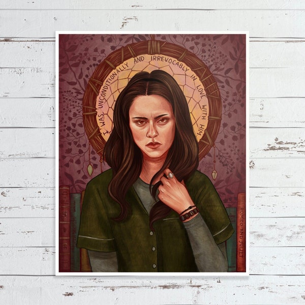 Bella Swan I Was Unconditionally And Irrevocably In Love With Him Twilight Art Print