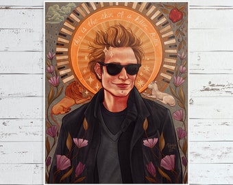 Edward Cullen Skin of a Killer Twilight Art Print
