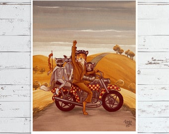 Fantastischer Mr. Fox Kunstdruck