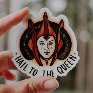 Hail To The Queen - Padme Amidala Naklejka Star Wars