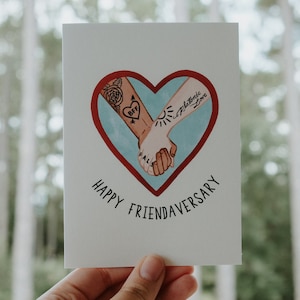 Friendaversary Kumpel Grußkarte