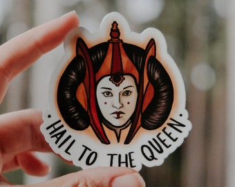 Hail To The Queen - Padme Amidala Star Wars Sticker