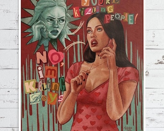 Jennifer Check Jennifer's Body Killing Boys Art Print