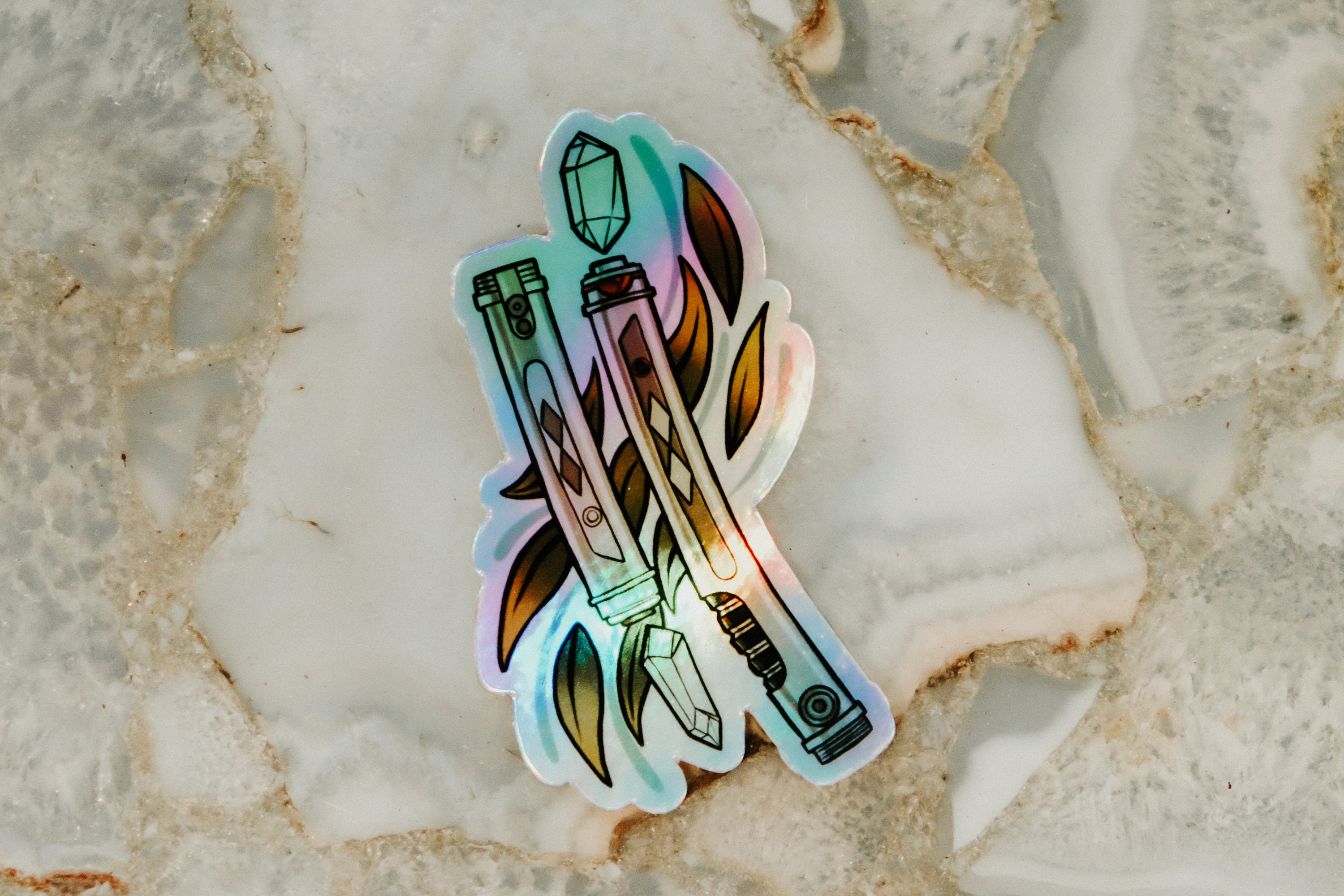 Holographic Ahsoka Tano Lightsaber Kyber Crystal Star Wars Etsy UK