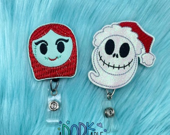 Halloween Christmas Badge Reel, choose 1 ID badge, Badge Holder, Nurse Badge, RN Badge, Retractable Badge, Name Tag Holder