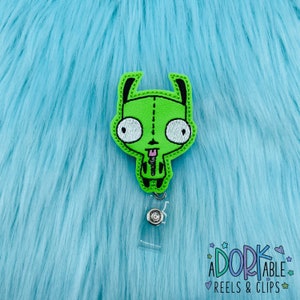 Silly Robot cartoon meme funny Nurse Badge Reel, ID badge, Badge Holder, Nurse Badge, RN Badge, Retractable Badge, Name Tag Holder
