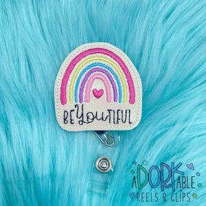 BeYoutiful Rainbow Badge Reel