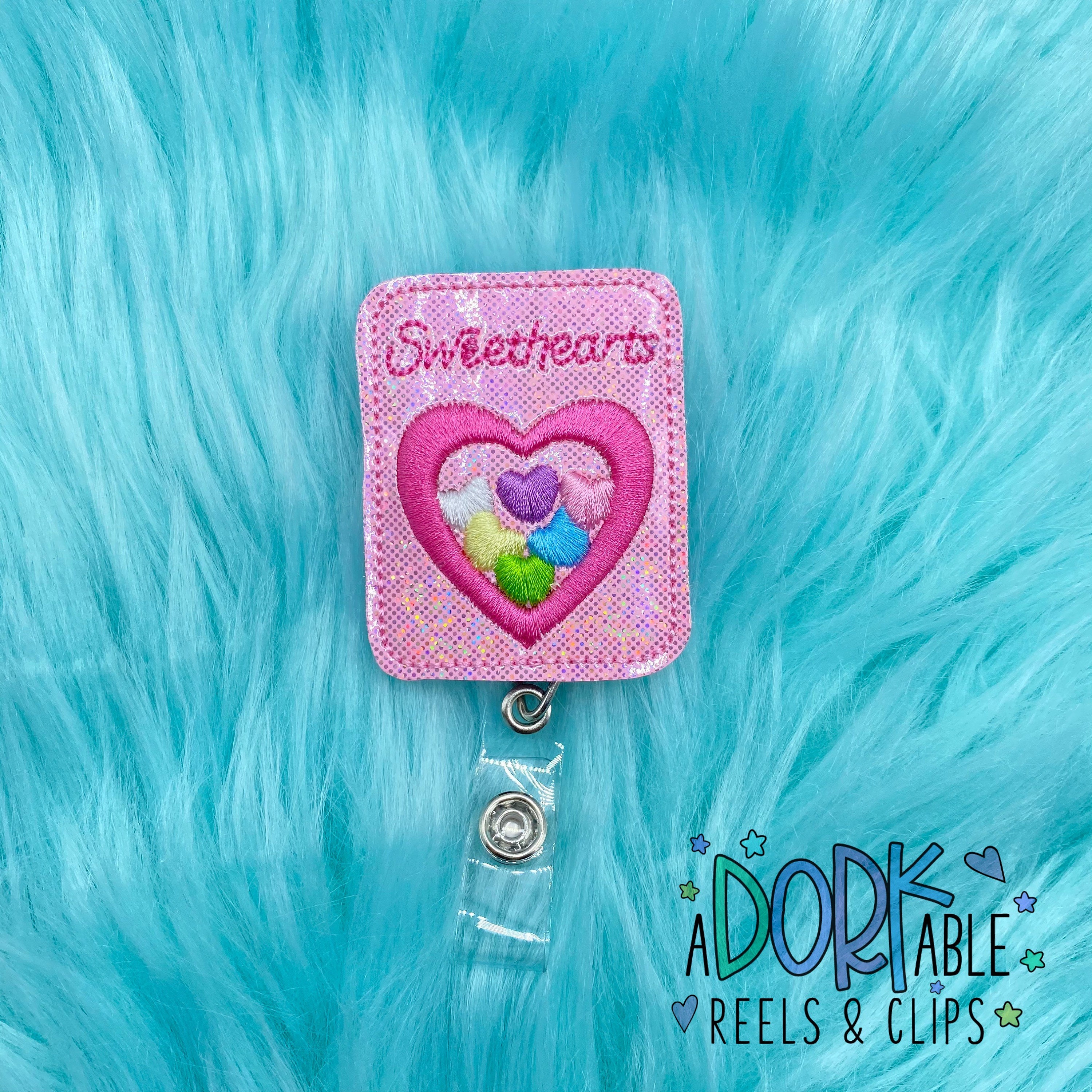 Sweethearts Candy Badge Reel ID Badge Badge Holder Nurse 