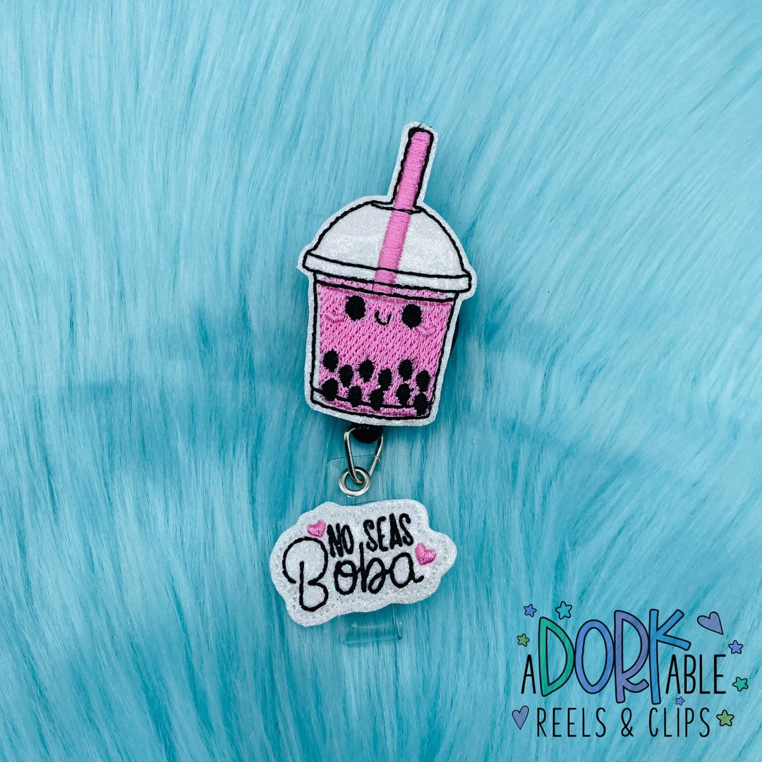 No Seas Boba Tea Badge Reel ID Badge Badge Holder Nurse Etsy