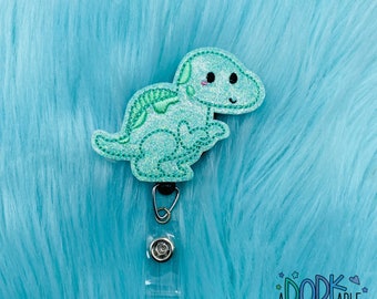 Spinosaurus Dinosaur Badge Reel, ID badge, Badge Holder, Nurse Badge, RN Badge, Retractable Badge, Nurse Gift