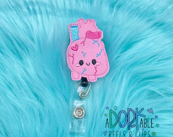 Kawaii Heart Badge Reel