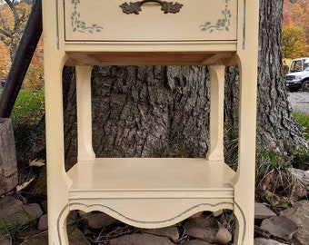 Yellow Nightstand Etsy