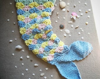 Knit Mermaid Tail Etsy