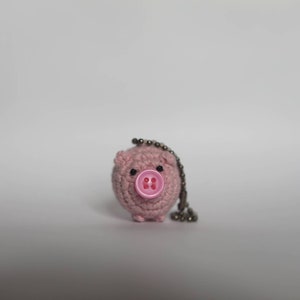 CROCHET PATTERN || Pig Keyring || Bag Charm