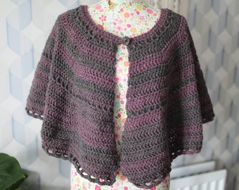 CROCHET PATTERN || Crochet Capelet || Crochet Poncho || Crochet Cape