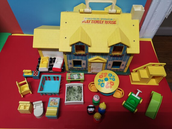 Vintage 1969 Fisher Price Play Family 