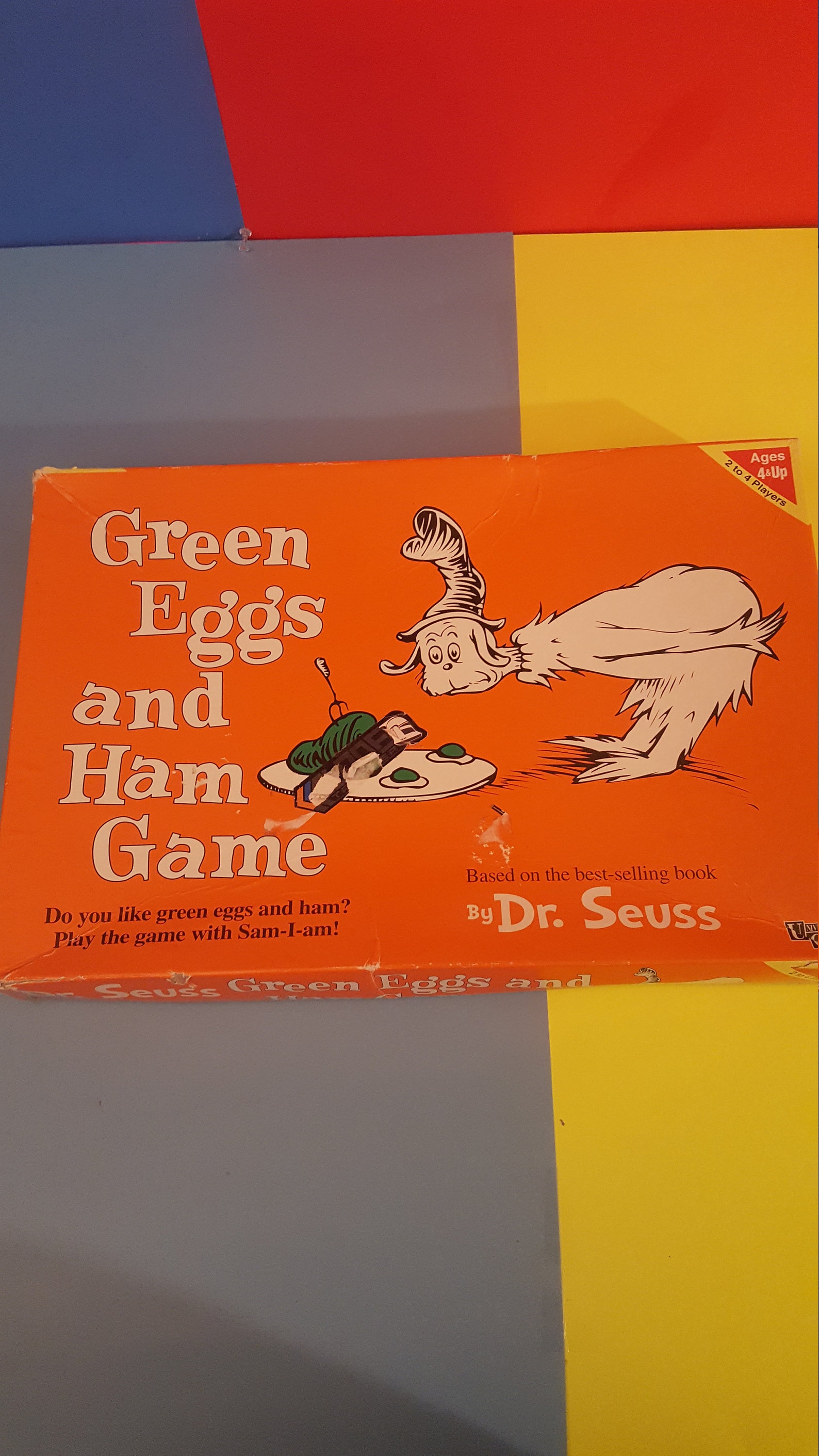Green Eggs and Ham Board Game Dr. Seuss 1990's Etsy