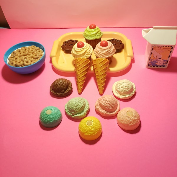 Vintage Fisher Price Fun With Food Lot 1980s