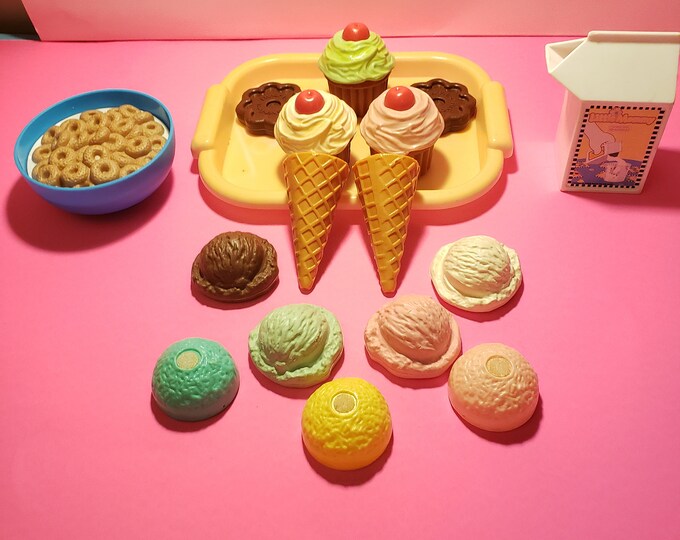 Vintage Fisher Price Fun With Food Lot 1980s Etsy