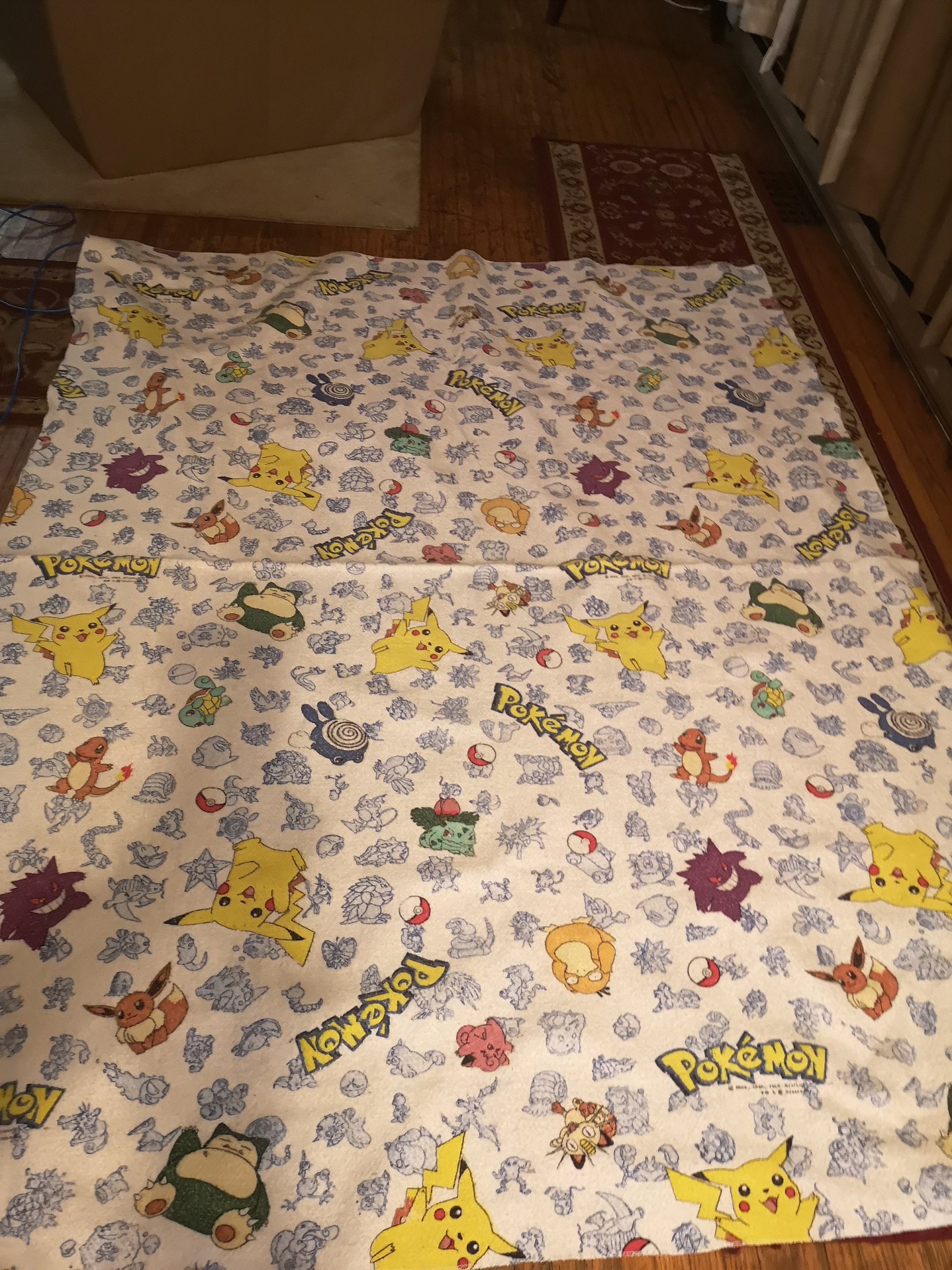 Vintage 3 Piece Pokemon Twin Blanket W/ Matching Flat Sheet - Etsy Vintage 3 Piece Pokemon Twin Blanket W/ Matching Flat Sheet - Etsy