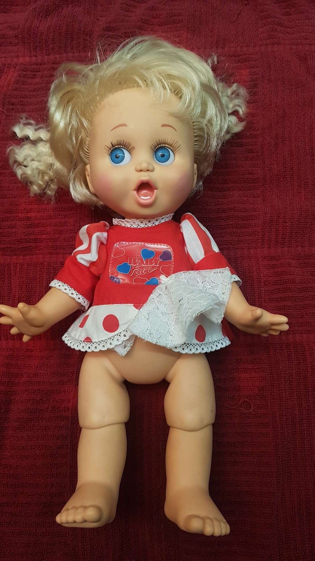 Vintage Baby Face Doll So Surprised Suzie 13 Etsy