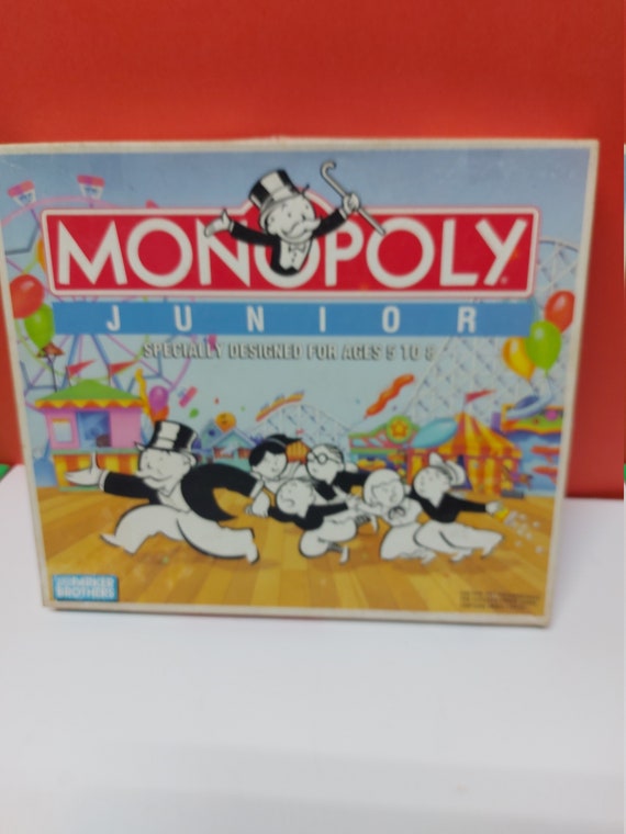 Vintage Monopoly Junior 1990 Board Game Complete | Etsy