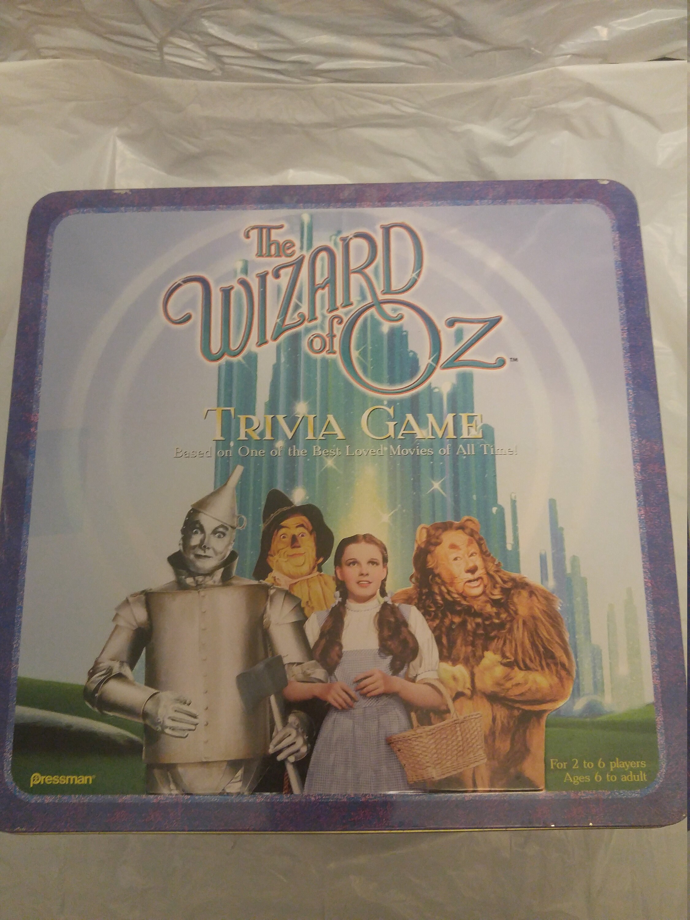 He Wizard of Oz Trivia Board Game 1999 Pressman Toy - Etsy