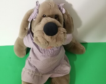 original wrinkles dog puppet
