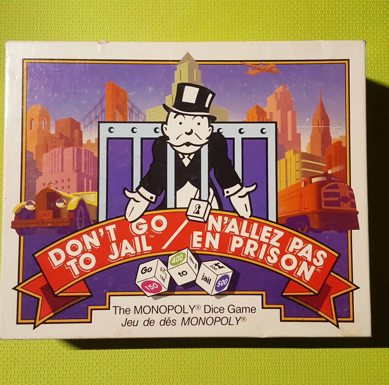 Don't Go to Jail Monopoly Dice Game Parker Brothers 1991 Etsy