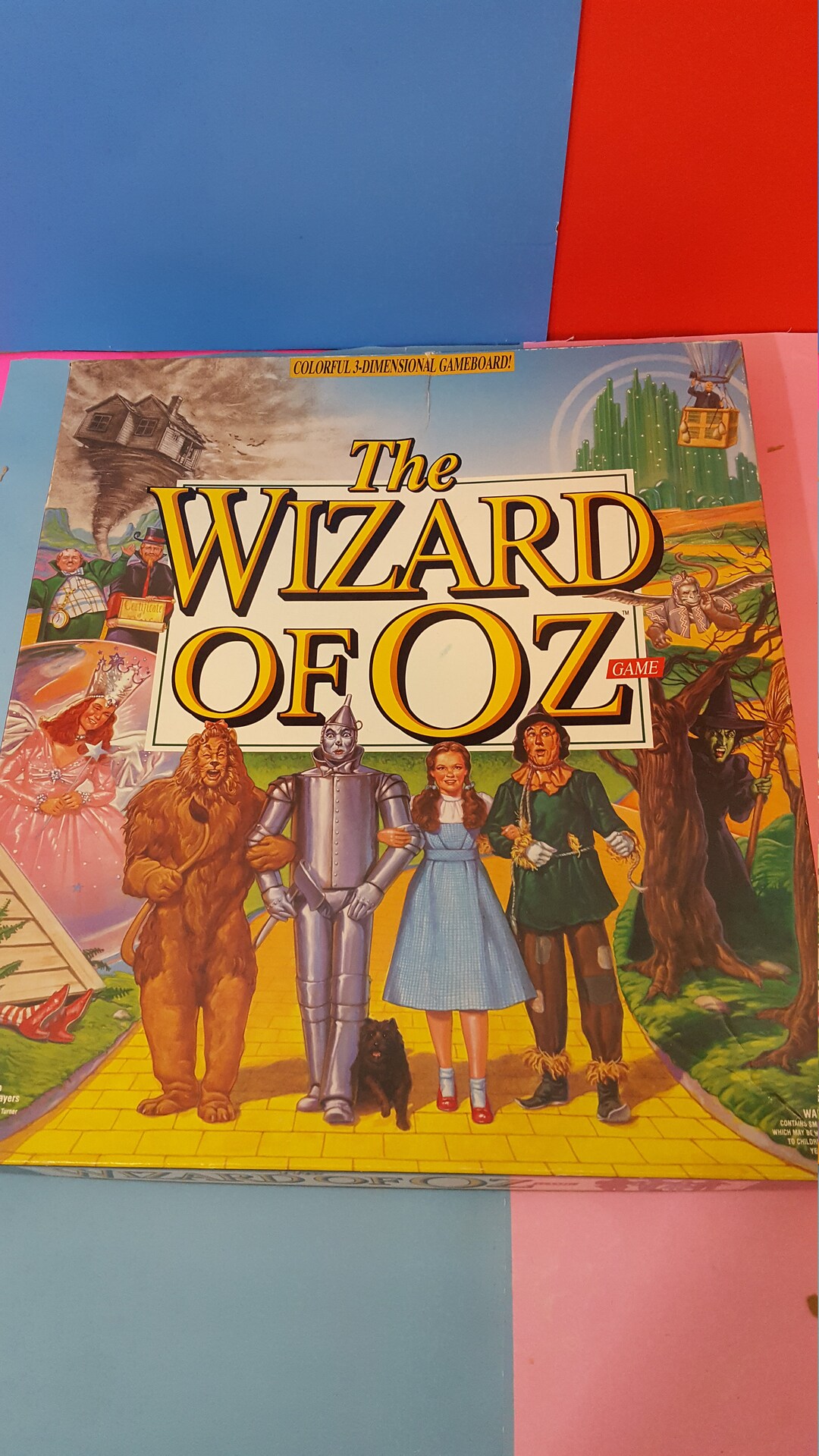 Vintage 1993 the Wizard of Oz 3D Board Game Cadaco COMPLETE - Etsy Israel