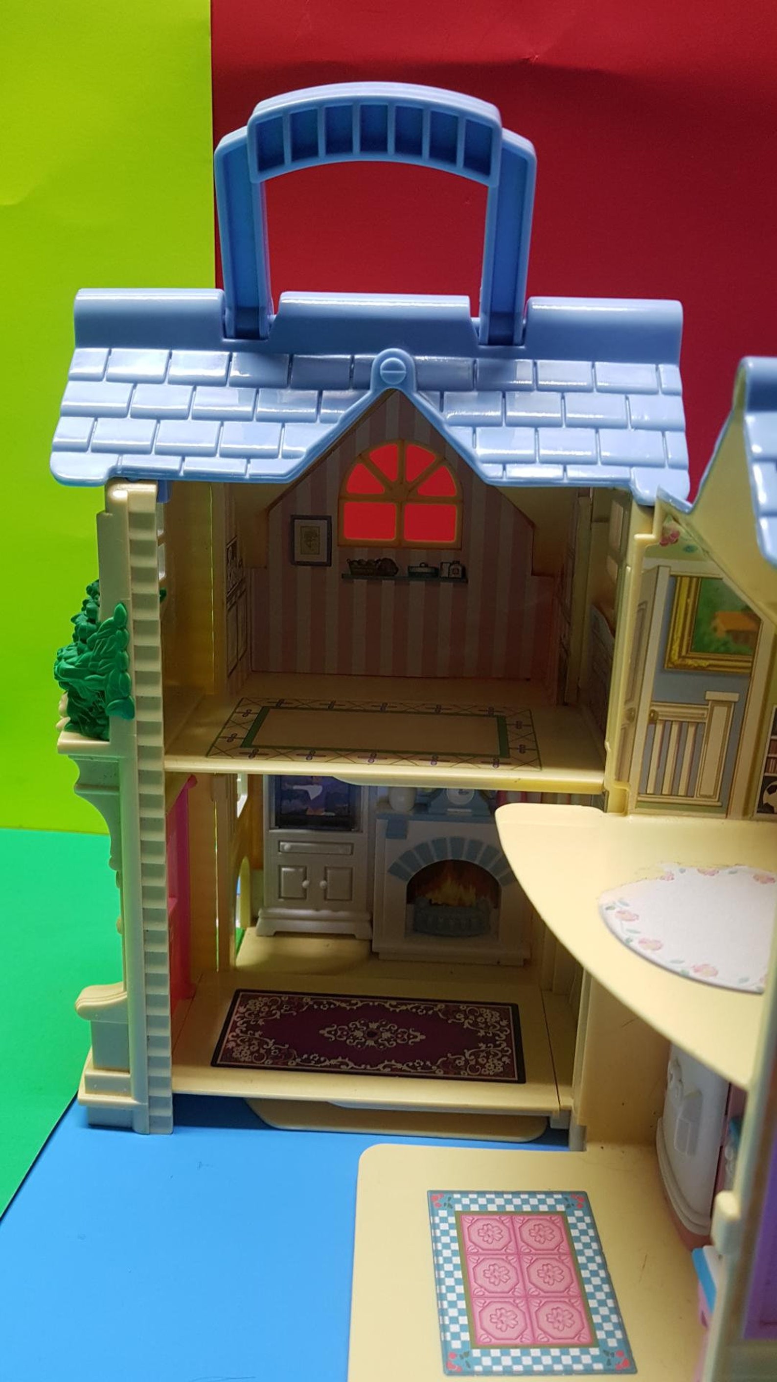 Vintage 2000 Mattel Fisher Price Loving Family Doll House Etsy