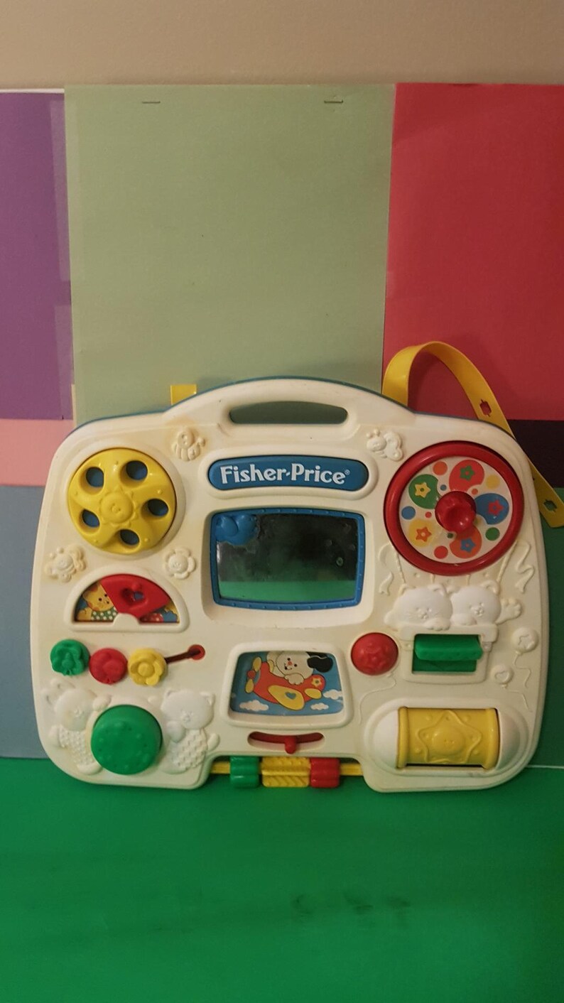 Vintage Fisher Price Activity Crib Toy Play Center Etsy
