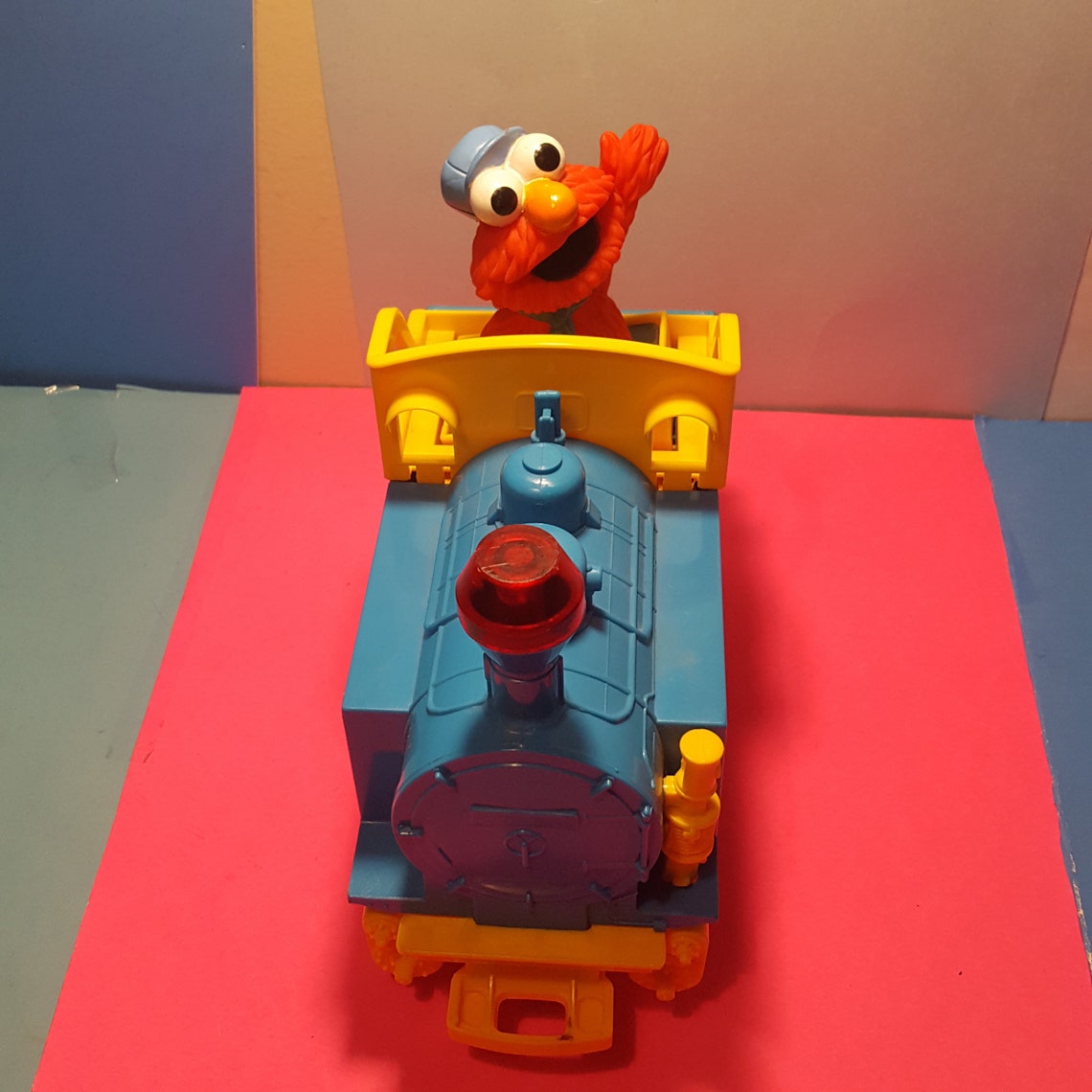 Vintage Elmo Express Train Engine Tyco Sesame Street Etsy