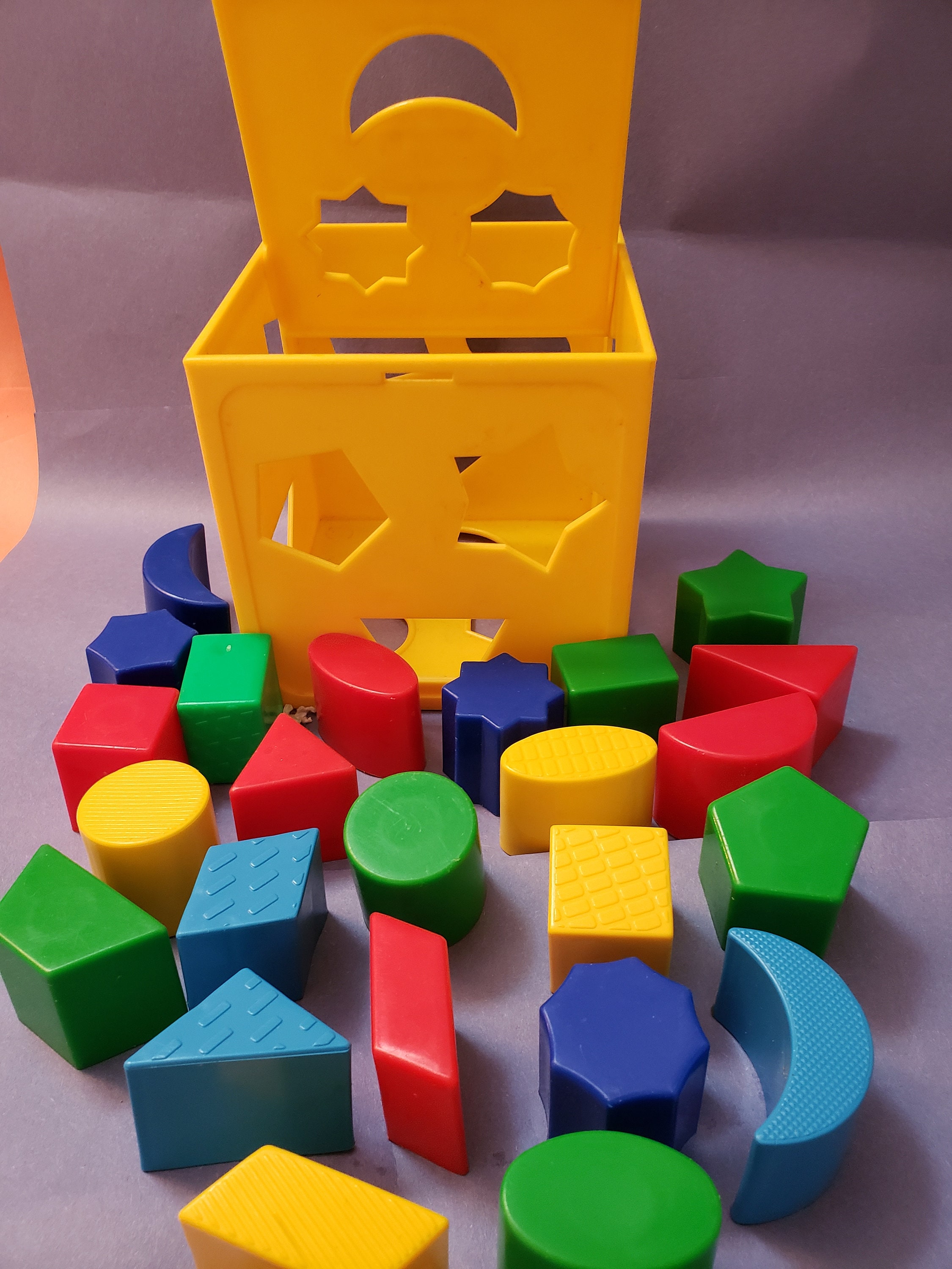 Vintage Playskool Form Fitter Shape Sorter Educational Etsy