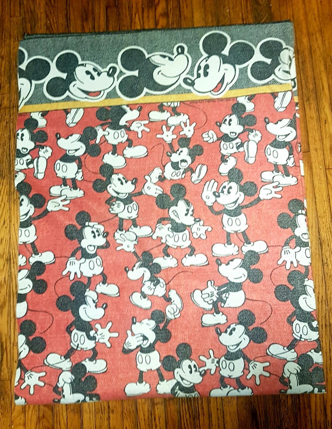Vintage Disney Mickey Mouse Fleece Blanket RARE Etsy UK