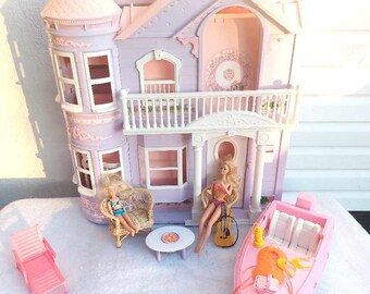 Vintage Dollhouse Furniture Miniature Lot Kit Set Mini Barbie Size Accessories 