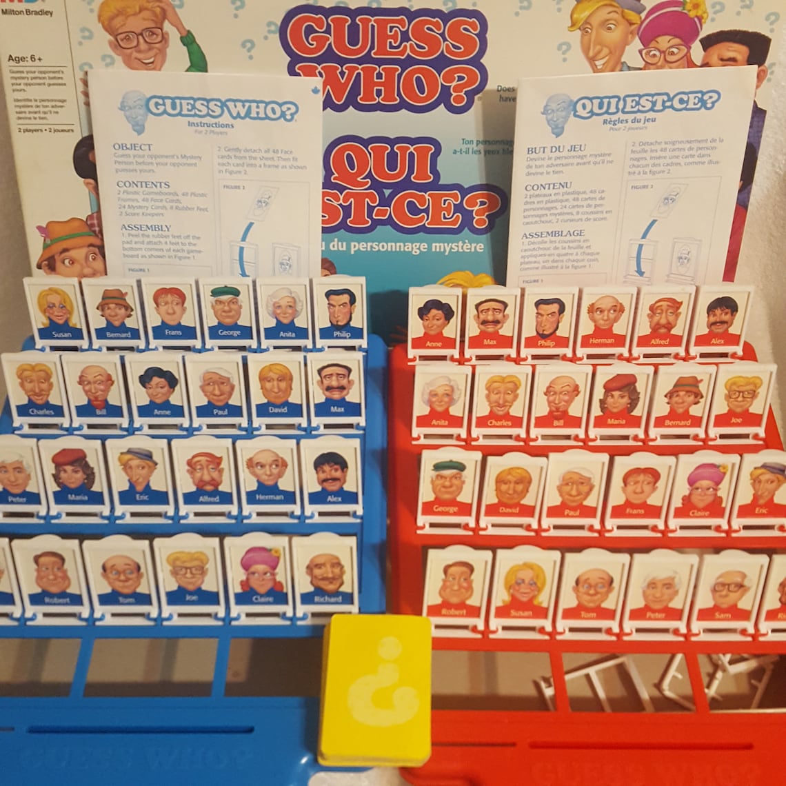 Vintage Guess Who Game 100% Complete 1990s | Etsy