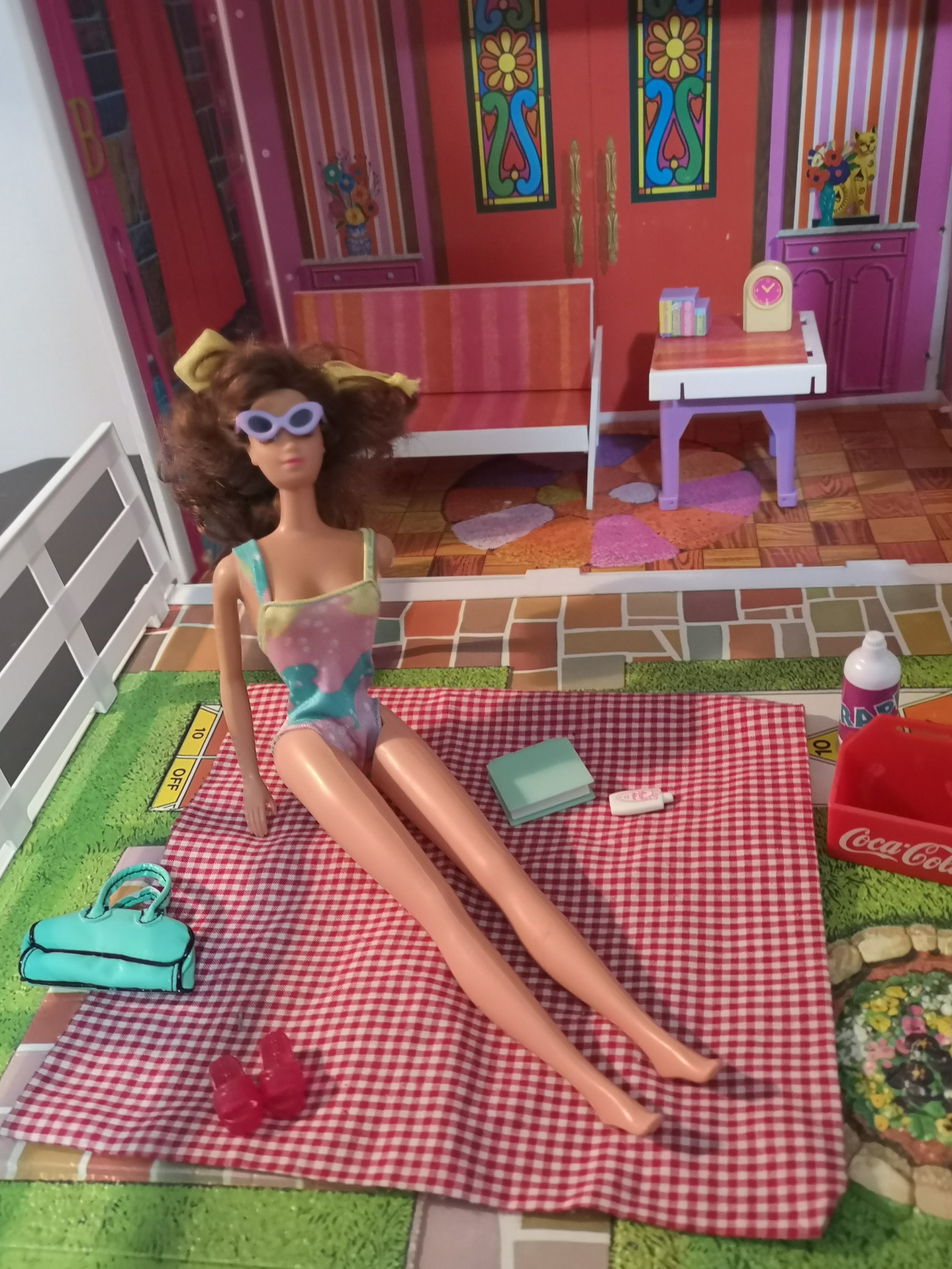 Vintage 1972 Mattel Barbie Surprise House Lot W/ Two Rare Etsy