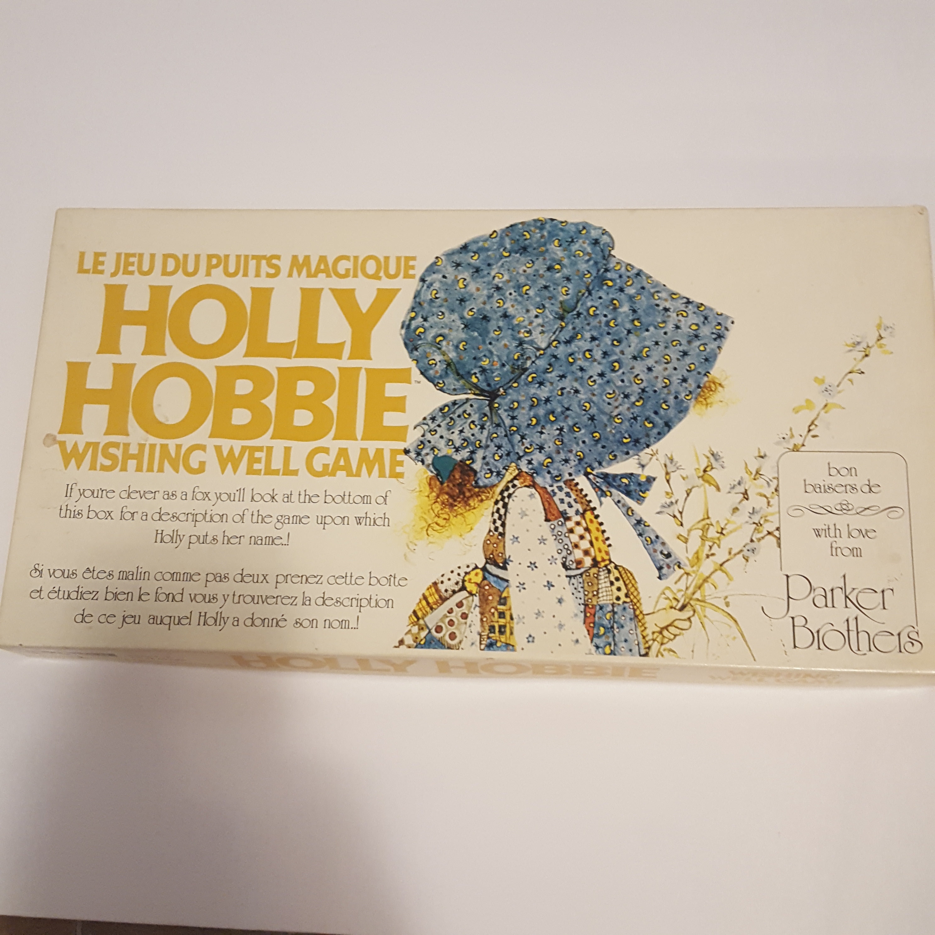 Vintage Parker Brothers Holly Hobbie Wishing Well Board Game 1976 complete 