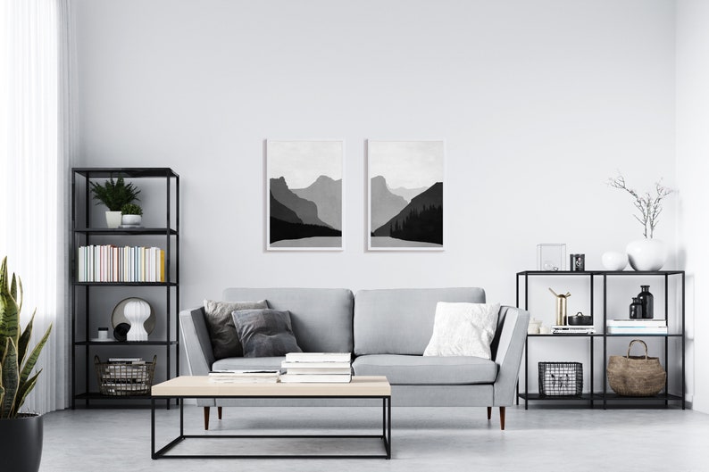 Wall Art Print Black and White Wall Decor Black and White Etsy