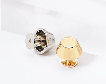4 Sets/10 Sets Screw Handbag Feet, Metal Purse Bottom Stud 10.8mm 12mm