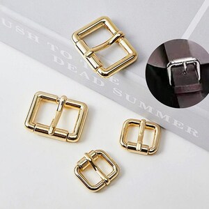 Metal Roller Pin Buckle, 16mm 21mm Inner Width Gold Nickel, Centre Bar Buckle, Pin Buckle, Strap Buckle Metal Buckle