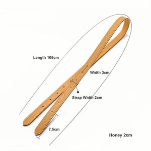 Leather Strap Replacement - Luxury Carryall Strap for Handbags and Totes image 11