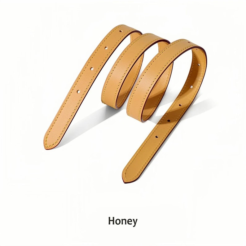 Leather Strap Replacement - Luxury Carryall Strap for Handbags and Totes Honey