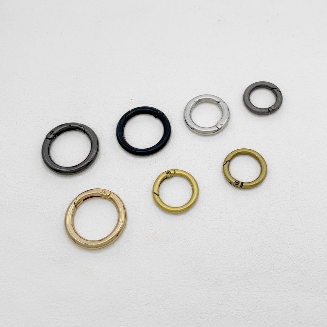 SPRING RING CLASP, Spring Gate Rings, Metal O Rings, Push Gate Snap ...