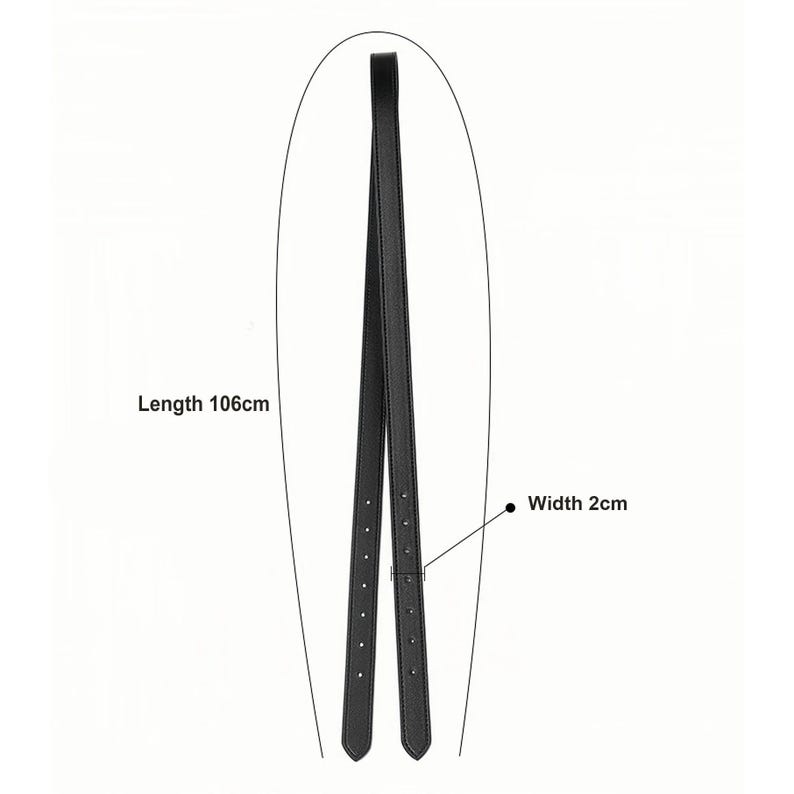 Leather Strap Replacement - Luxury Carryall Strap for Handbags and Totes image 12